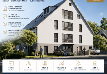 10% AfA QNG - KfW-Neubau mit Mietgarantie