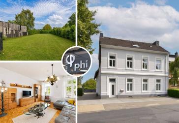 PHI AACHEN - Historisches Ein- bis Zweifamilienhaus mit sechs Garagen auf großem Grund!