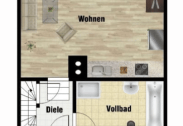 Provisionsfrei -Freie Wohnung -Stilvolle Loftwohnung in Niendorf