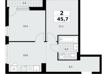2-Zimmer-Wohnung in der Schwemmerstraße