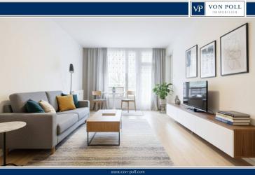 Helle vermietete 2-Zimmer-Wohnung mit Balkon in ruhiger Lage