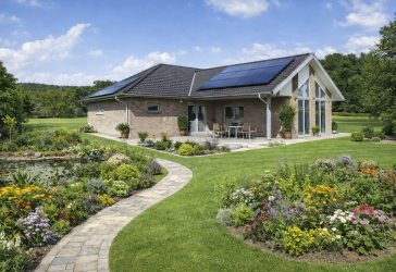 Schlüsselfertig-Der Klassiker neu interpretiert: Moderner Bungalow mit zeitlosem Charme.