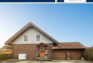 Effizienzklasse B | Blockhaus mit Einliegerwohnung in Kirchdorf an der Iller