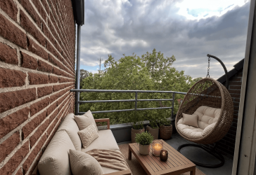 Provisionsfrei: Renovierte 4-Zimmer-Maisonette mit ca. 92 m², Balkon und Blick ins Grüne
