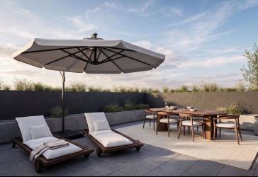 Ein Zuhause über den Dächern Großhaderns - Exklusives Penthouse im Blumenviertel