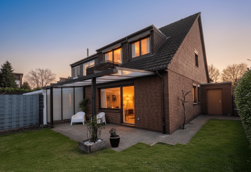 ***Provisionsfrei***Hochwertig modernisierte Doppelhaushälfte mit 4 Zimmern, Garten & Garage!