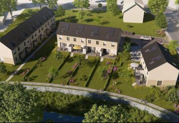 Bereits fertig gestellt, sofort bezugsfähig, DHH als Energieeffizienzhaus komplett mit Grundstück