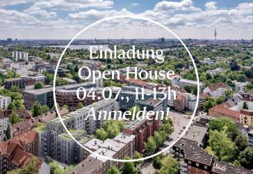 Mit Dachterrasse über den Dächern Winterhudes
