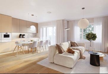 Erstbezug im Neubau: 3-Zimmer-Eigentumswohnung mit großer Eck-Terrasse in Weißensee