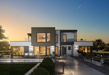Exklusive Villa im Bauhausstil in Erlangen