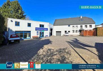 Vielseitige Gewerbeimmobilie mit Werkstatt und flexiblem Wohnhaus auf großzügigem Grundstück