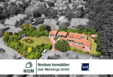 Exklusives Friesenhaus in Traumlage - Wohnen am Fürstenwald mit eigenem Gartenteich und großzügigem Grundstück