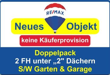 Keine Käuferprovision ! Doppelpack ! 2 FH unter '2 Dächern !