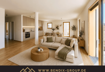 Exklusive 4-Zimmer-Wohnung mit Balkon & 2 Bädern - Wohnen am Cospudener See