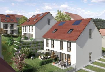 Leutenbach Weiler zum Stein ! Nur noch 1DHH inkl. Grundstück, Vollunterkellert, QNG Bauweise mit Förderung bis zu 270.000.--€