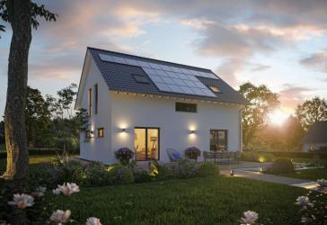 Neubau Traumhaus von massa haus - modernes Design & energieeffiziente Technik inklusive!