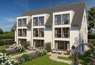 KFW 40 Neubau-Reihenhaus in Groß Flottbek mit Westgarten
