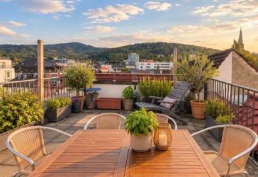 3-Zi DG Wohnung 97qm mit grösserer nutzbaren Wohnfläche in gehobener Ausstattung in Freiburg