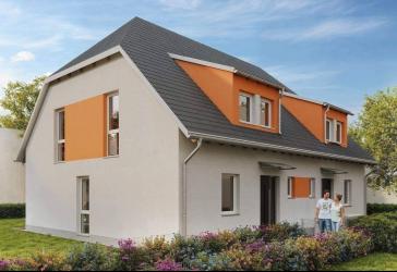 Baubeginn erfolgt! Neubau Doppelhaushälfte mit 460 m² großem Grundstück in Bestlage