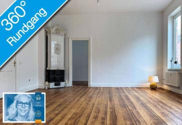 für 4er-WG geeignet // große Zimmer // Dielenboden // neue Einbauküche
