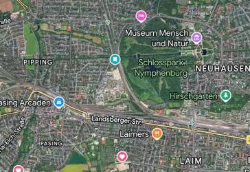 Attraktive Wohnung am Nymphenburger Schlossparkvon PRIVAT an PRIVAT