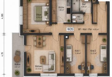 Vorschaubild Wohnung