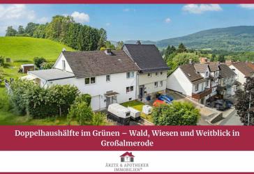 Doppelhaushälfte im Grünen - Wald, Wiesen und Weitblick in Großalmerode