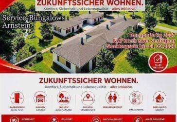 Baustart erfolgt: Sichern Sie sich jetzt Ihren Service-Bungalow mit Garage in Arnstein