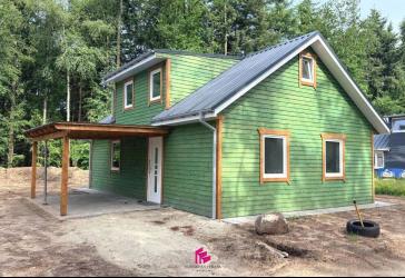 Visbek | fertigstellen und wohlfühlen - Modernes Holzhaus im Waldcampingplatz