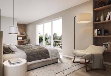 Rohbau ferig! Neubau von 8DHH mit Dachterrasse in ruhiger, grüner Lage von Bad Homburg Ober-Erlenbach