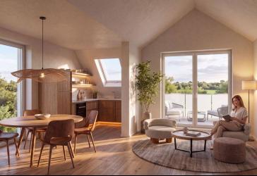 Moderne QNG 2-ZI Neubauwohnung mit Balkon 2.OG - hohe Steuervorteile & KfW Finanzierung ab 1.60% p.a