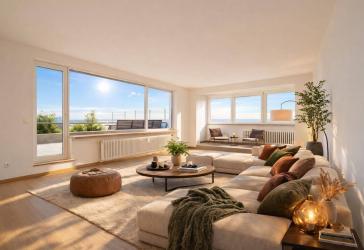 Penthouse im 12. Stock: Luxus über den Dächern im Würzburger Ring