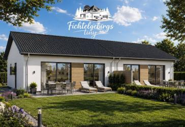 Bungalow Paul & Paula | Wohneinheit im Zweifamilienhaus | ca. 48 m² | Grundstück | Schlüsselfertig