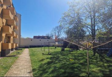 3ZKB in Leipzig Stötteritz mit Blick auf das Völkerschlachtdenkmal