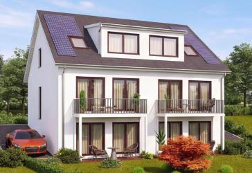 KfW-55 Neubau in Aichtal: Doppelhaushälfte mit Südausrichtung und eigenem Grundstück