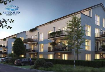 Ihre 2-Zimmer Neubau Gartenwohnung direkt am Mangfallkanal