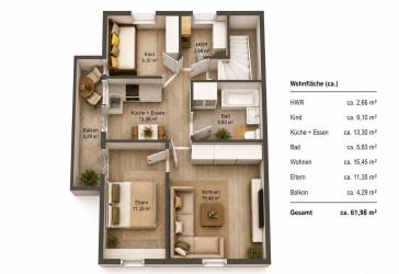 Vorschaubild Wohnung