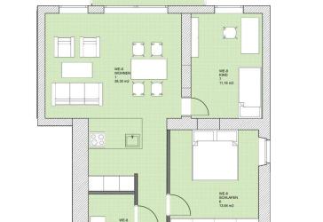 Sanierte Eigentumswohnungen mit moderner Heiztechnik KFW Darlehen +Tilgungszuschuss 24.000 EUR