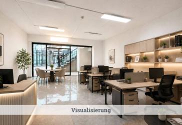 Modernes Ladenlokal mit großer Schaufensterfront im Herzen von Düren