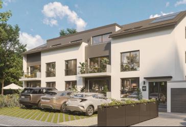 Top-Energieeffizienz in grüner Stadtrandlage 'Venusblick 40/42' Familienwohnung mit Garten