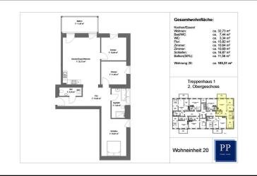 4 Zimmer Wohnung mit EBK und Balkon im Prime Park in Aschaffenburg