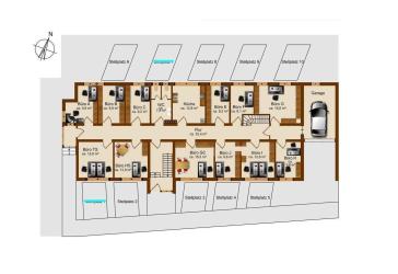 SCHÖN Immobilien: BüroCenter Goldetage - Büro_J für € 269 inkl. NK