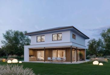 Exklusive Stadtvilla der Extraklasse: Modernes Wohnjuwel mit Weitblick und höchster Energieeffizienz in Schönfeld