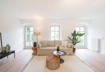 Tolle Vierraumwohnung in schöner Lage mit Garten und Stellplatz