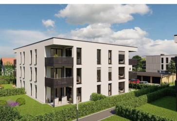 Helle 3-Zimmer-Neubauwohnung mit Loggia – Goldsteig Quartier Plattling (Baufertigstellung 12/2026)