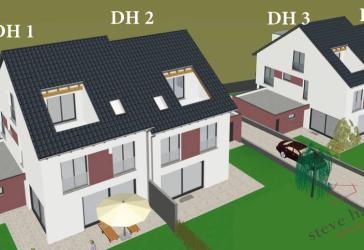 Hochwertige NEUBAUTEN: 2 LUXUS-Doppelhaushälften