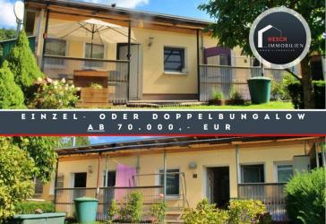 Ferienbungalow(s) am Grimnitzsee - zwei zusammenliegende Einheiten zum Kauf - AB 70.000,- EUR (provisionsfrei )