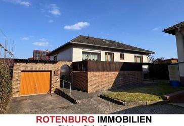 Bungalow auf kleinem pflegeleichten Grundstück oder Alternative zur Eigentumswohnung mitten in Rotenburg