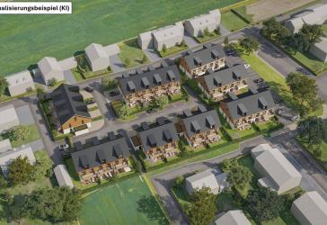 Neubauprojekt in Berglern - individuell planbares Reihenmittelhaus im KfW-40-Standard!