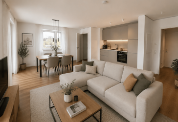 Moderne 3-Zimmer-Neubauwohung mit Garten im KfW-40-QNG-Standard - Provisionsfrei | 42,6 % Abschreibung in 5 Jahren